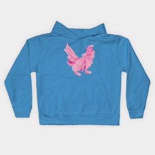 abstract dove Kids Hoodie